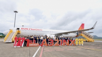 Sun PhuQuoc Airways đón Airbus A321NX đầu tiên, khởi đầu cho đội 8 tàu bay cất cánh trong năm 2025