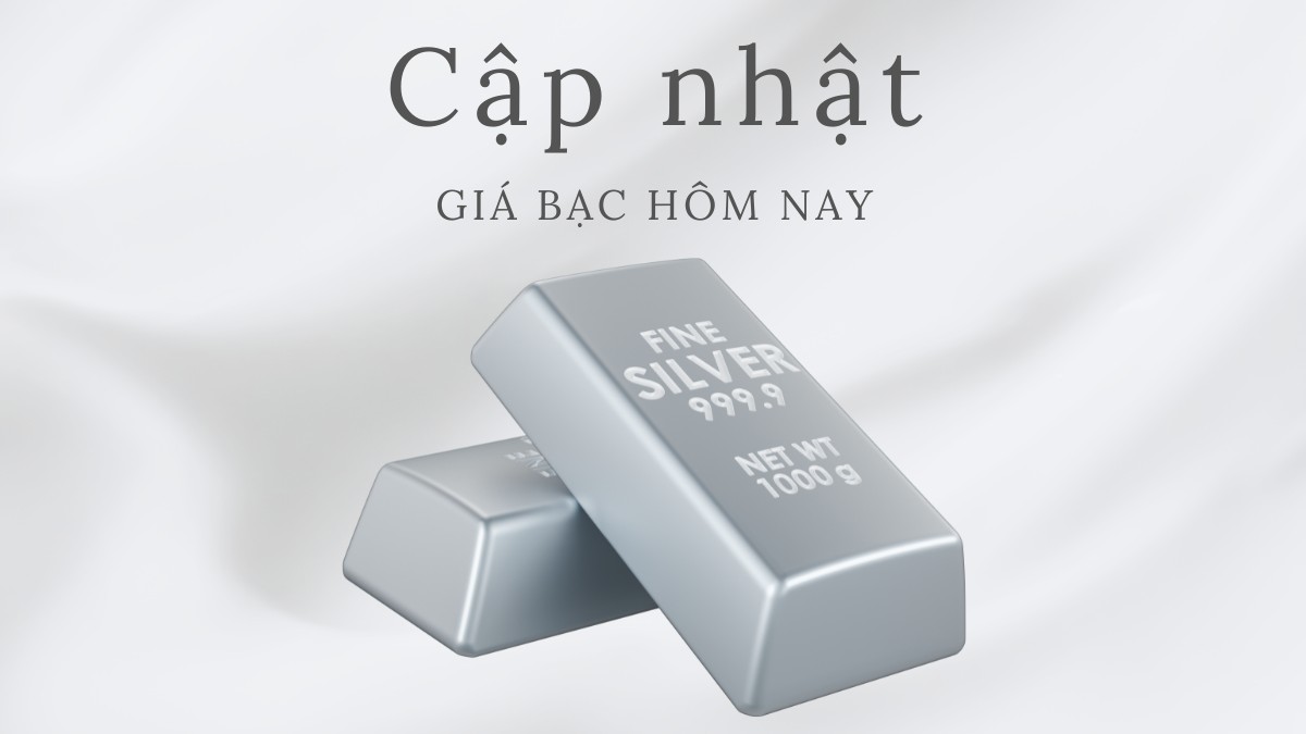 Ngày 16/8: Giá bạc trong nước và thế giới bất ngờ đảo chiều suy giảm