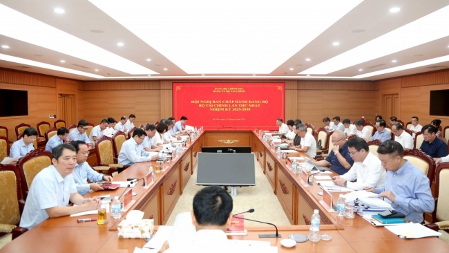 Hội nghị lần thứ Nhất, Ban Chấp hành Đảng bộ Bộ Tài chính nhiệm kỳ 2025 - 2030