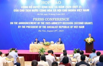 Đặc xá cho gần 14.000 phạm nhân trong dịp 2/9