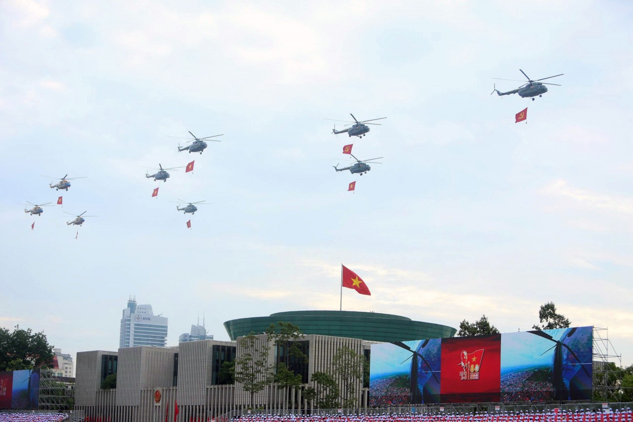 Tổng duyệt diễu binh, diễu hành A80 trong bầu không khí đẹp nao lòng