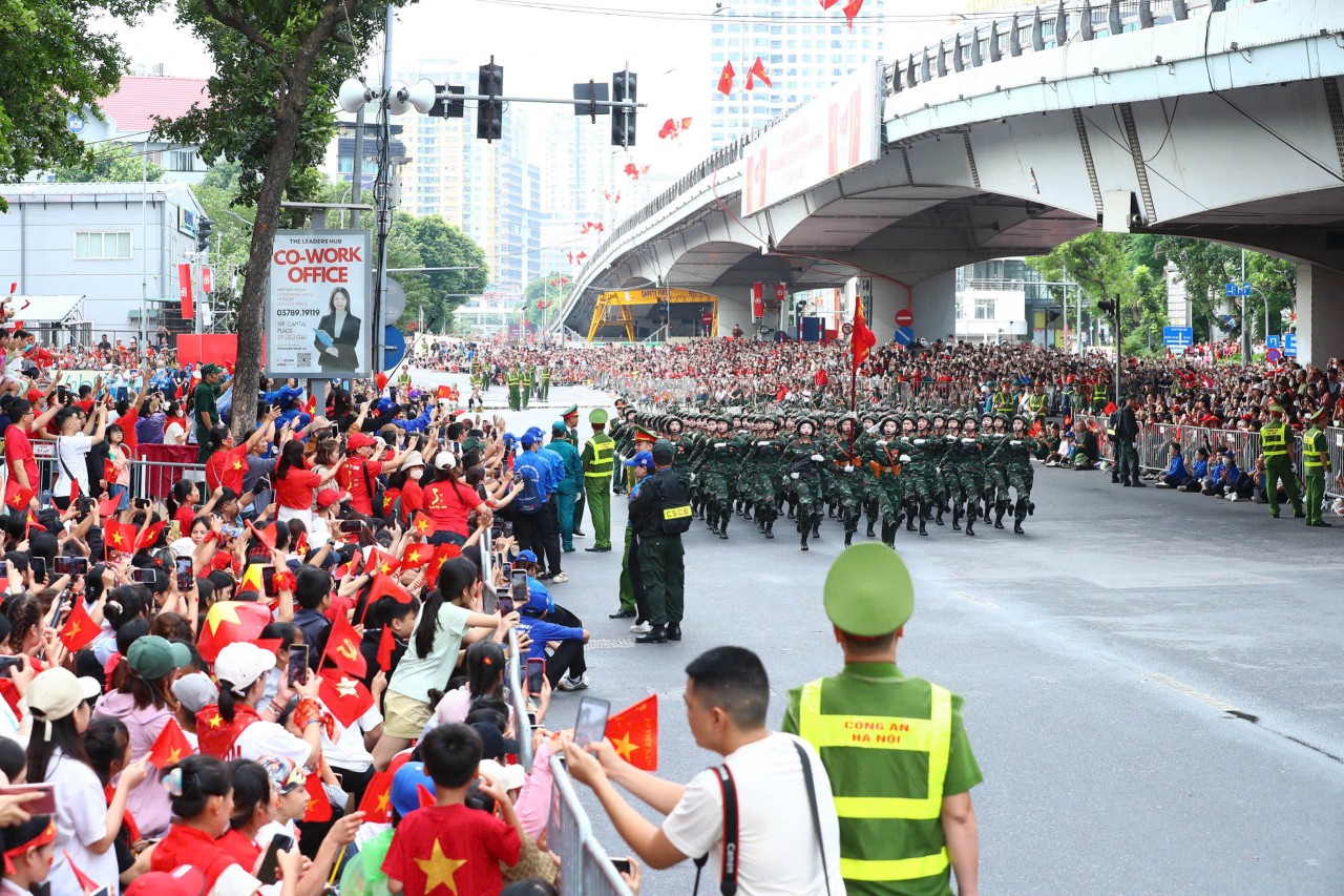 Tổng duyệt diễu binh, diễu hành A80 trong bầu không khí đẹp nao lòng