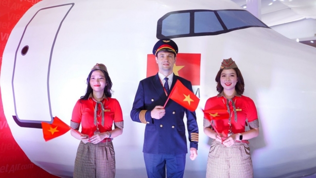 Vietjet với không gian trải nghiệm đặc biệt ấn tượng tại Triển lãm 80 năm Hành trình Độc lập - Tự do - Hạnh phúc