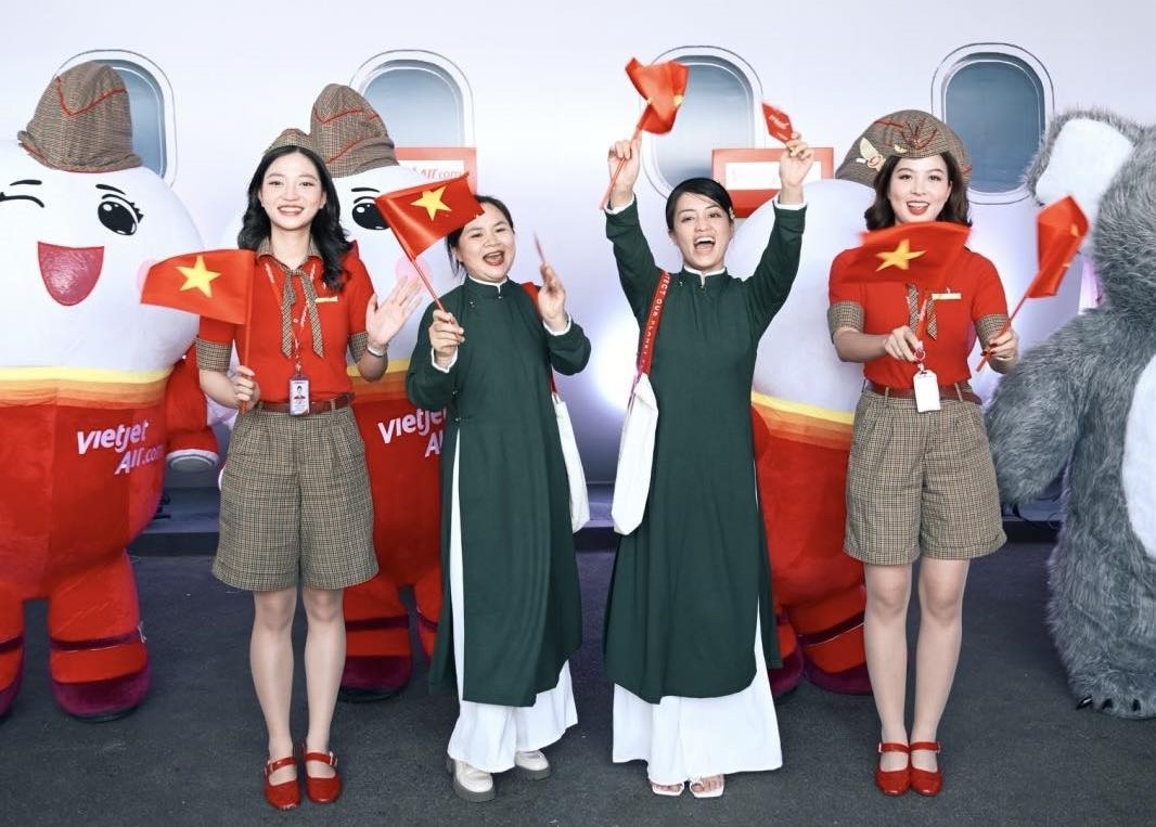 Vietjet với không gian trải nghiệm đặc biệt ấn tượng tại Triển lãm 80 năm Hành trình Độc lập - Tự do - Hạnh phúc
