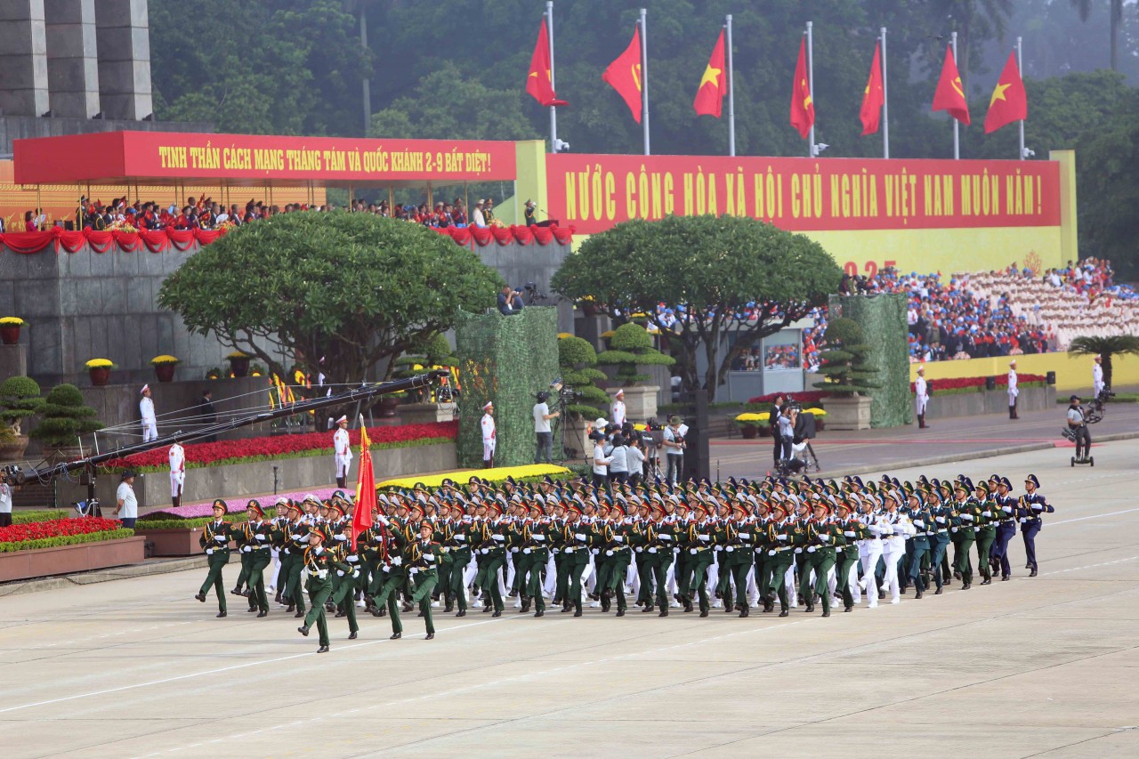 Những hình ảnh ấn tượng về diễu binh, diễu hành kỷ niệm 80 năm Quốc khánh 2/9