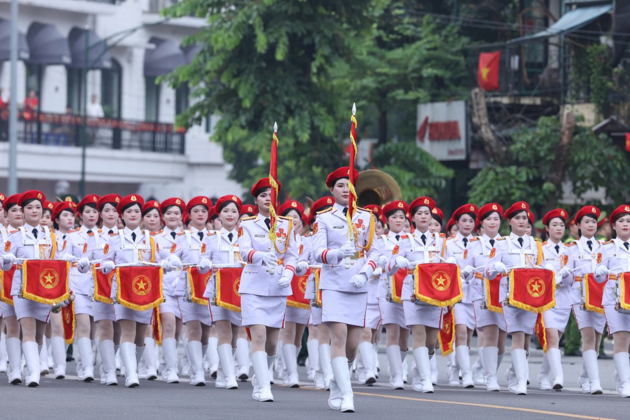 Những hình ảnh ấn tượng về diễu binh, diễu hành kỷ niệm 80 năm Quốc khánh 2/9 Những hình ảnh ấn tượng về diễu binh, diễu hành kỷ niệm 80 năm Quốc khánh 2/9