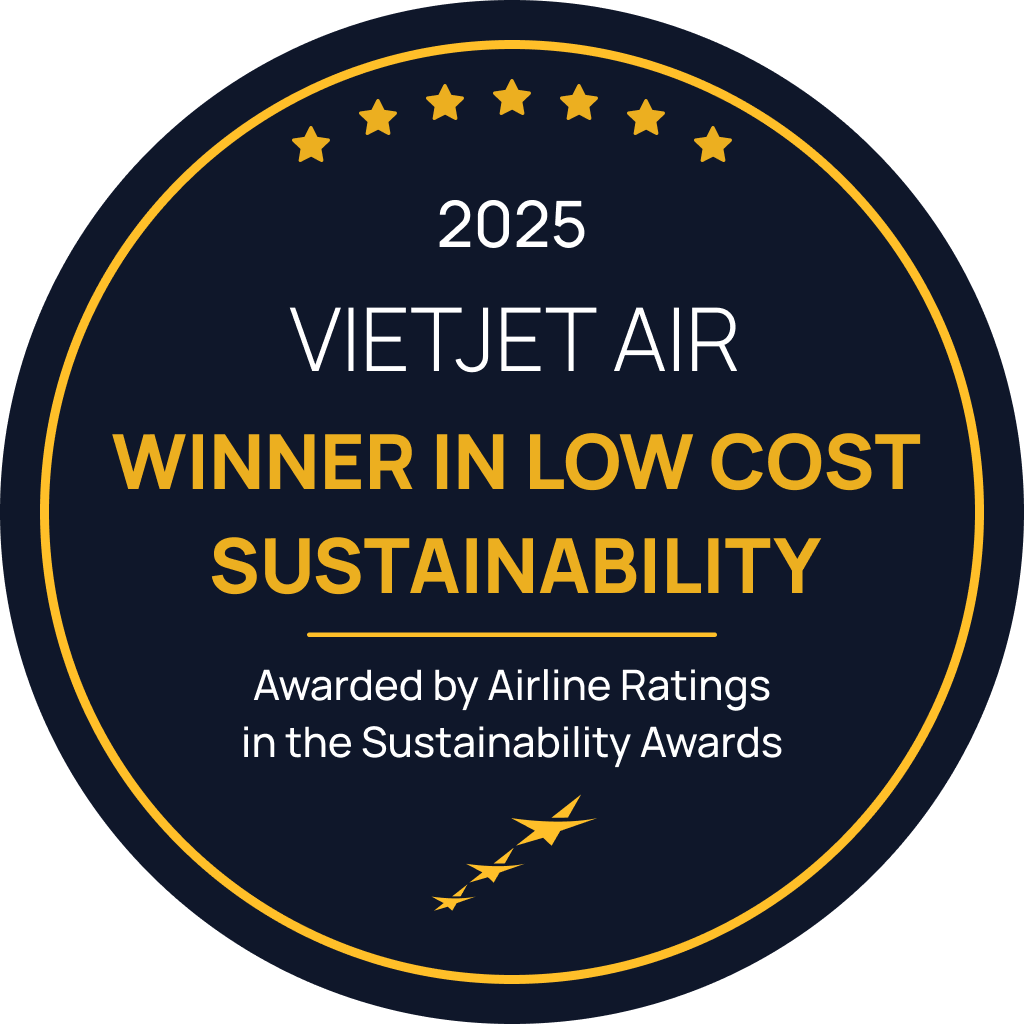 AirlineRatings vinh danh Vietjet trong Top hãng hàng không bền vững toàn cầu năm 2025