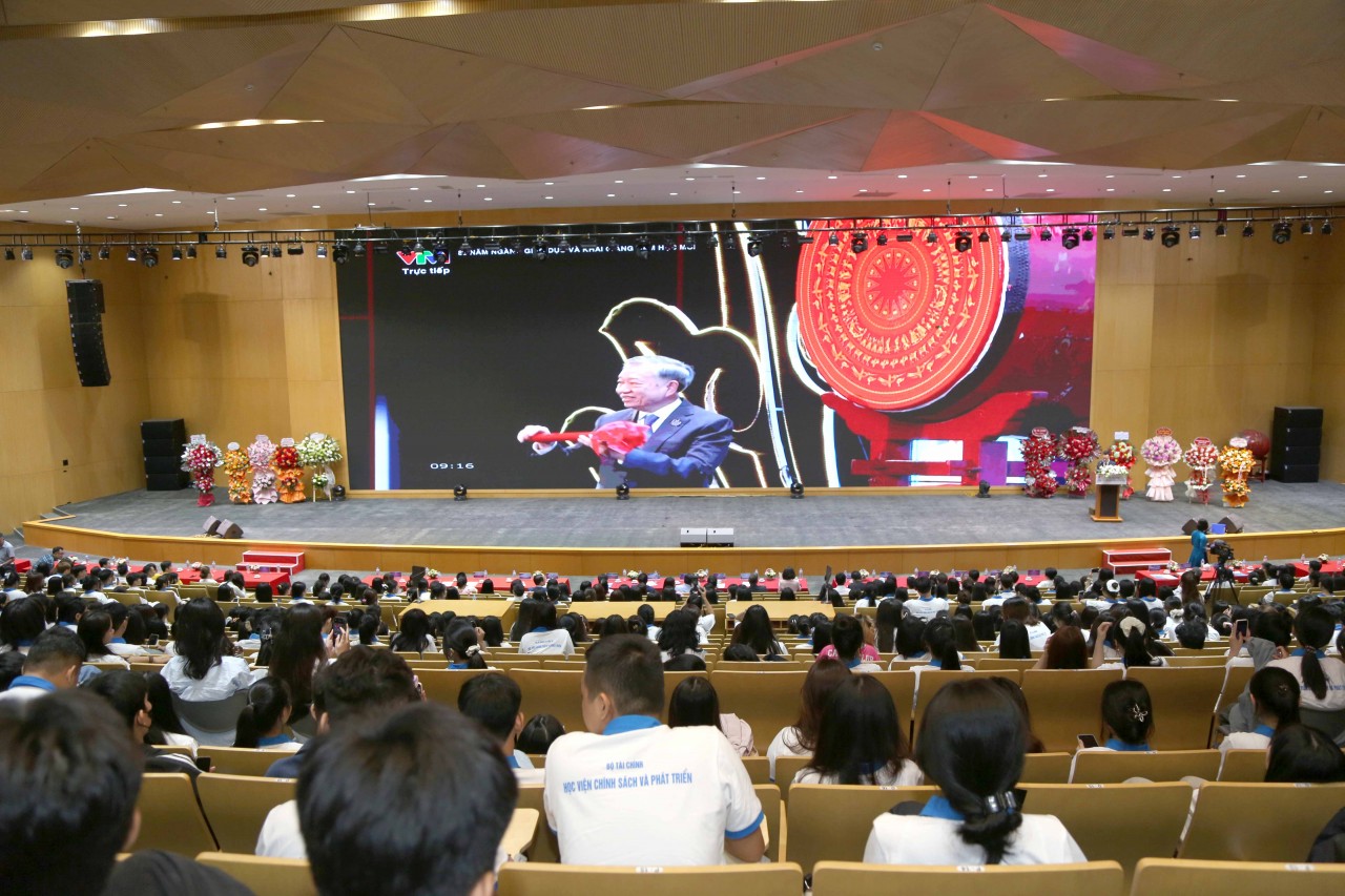 Học viện Chính sách và Phát triển khai giảng năm học mới 2025 - 2026
