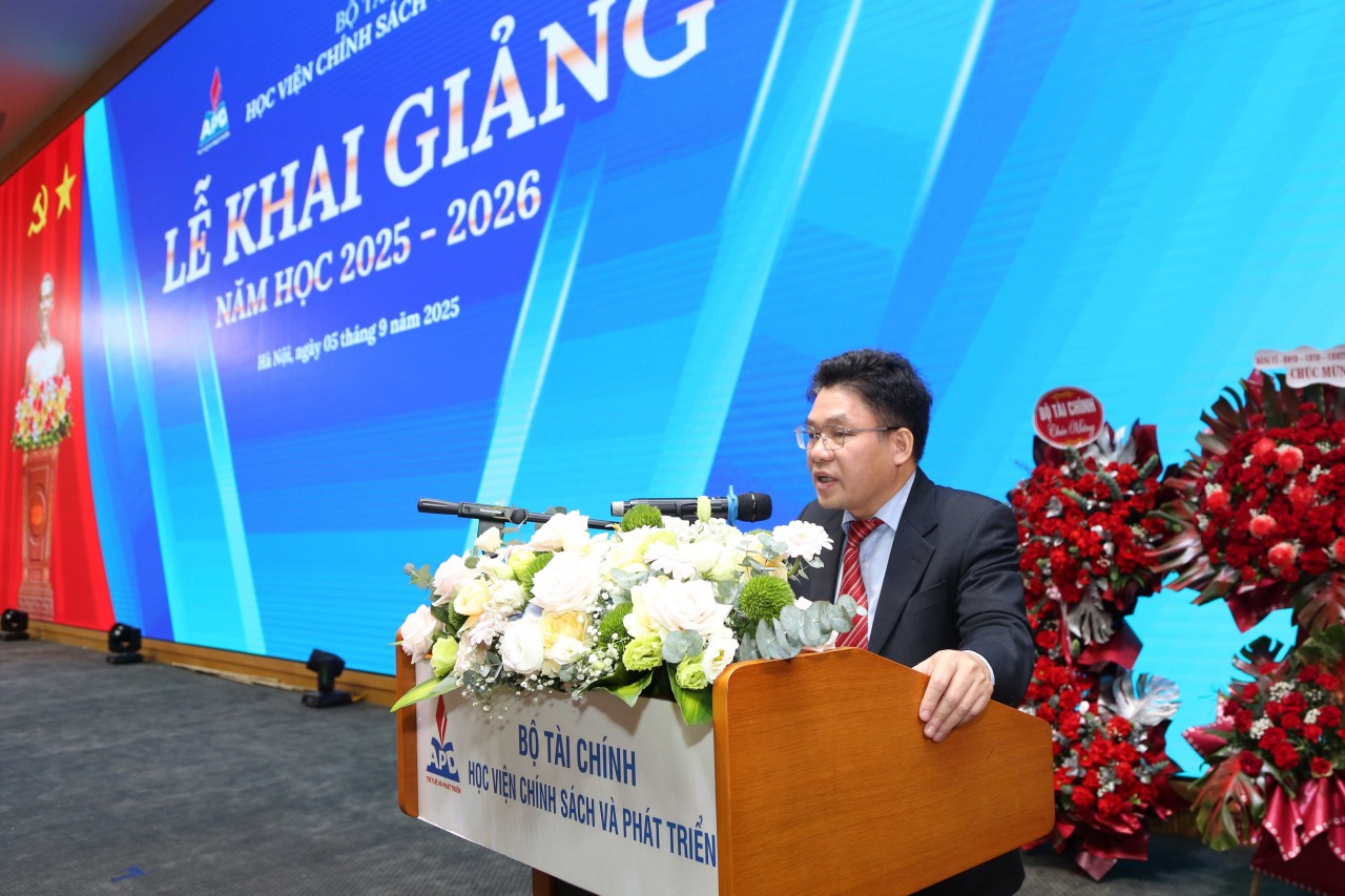 Học viện Chính sách và Phát triển khai giảng năm học mới 2025 - 2026