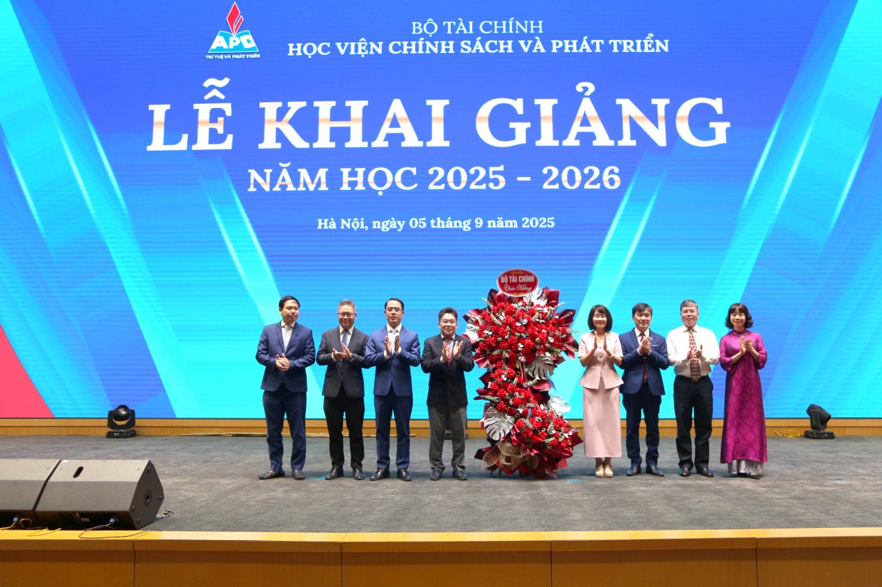Học viện Chính sách và Phát triển khai giảng năm học mới 2025 - 2026