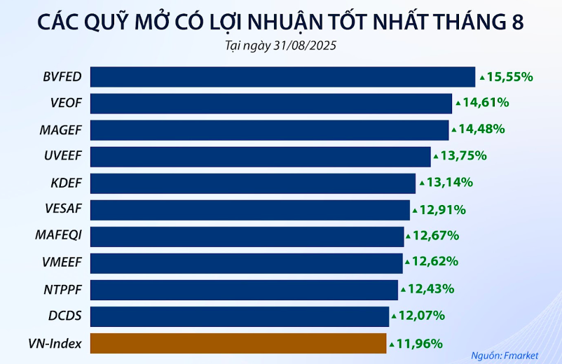 Quỹ mở khẳng định vai trò dẫn dắt trong bối cảnh thị trường tăng nóng và phân hóa