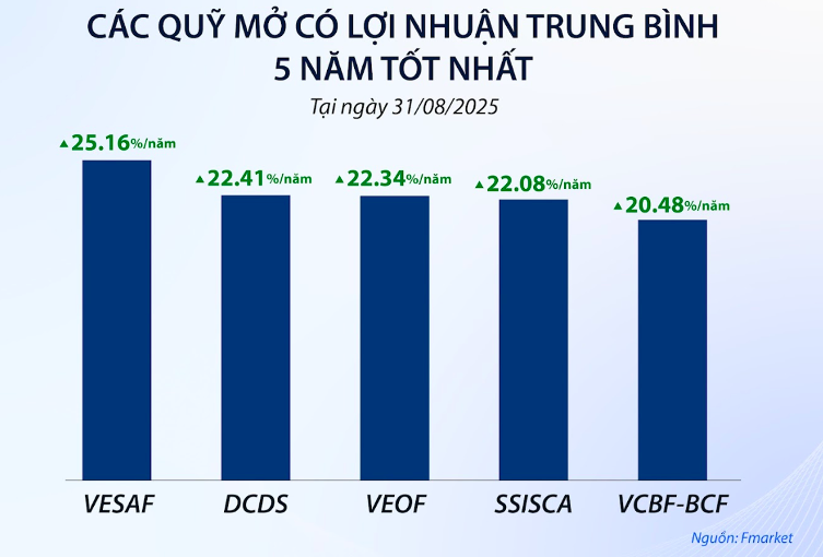 Quỹ mở khẳng định vai trò dẫn dắt trong bối cảnh thị trường tăng nóng và phân hóa