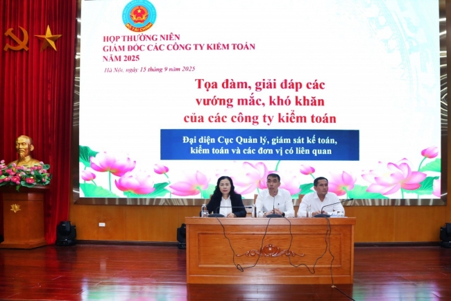Bộ Tài chính tổ chức Hội nghị thường niên Giám đốc các công ty kiểm toán năm 2025