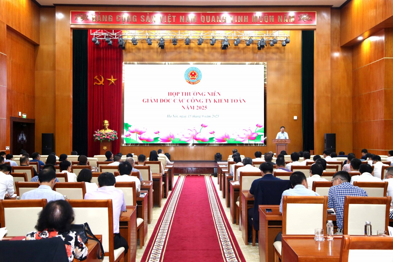Bộ Tài chính tổ chức Hội nghị thường niên Giám đốc các công ty kiểm toán năm 2025