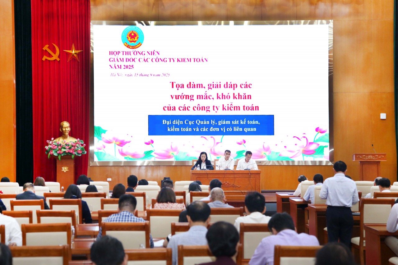 Bộ Tài chính tổ chức Hội nghị thường niên Giám đốc các công ty kiểm toán năm 2025