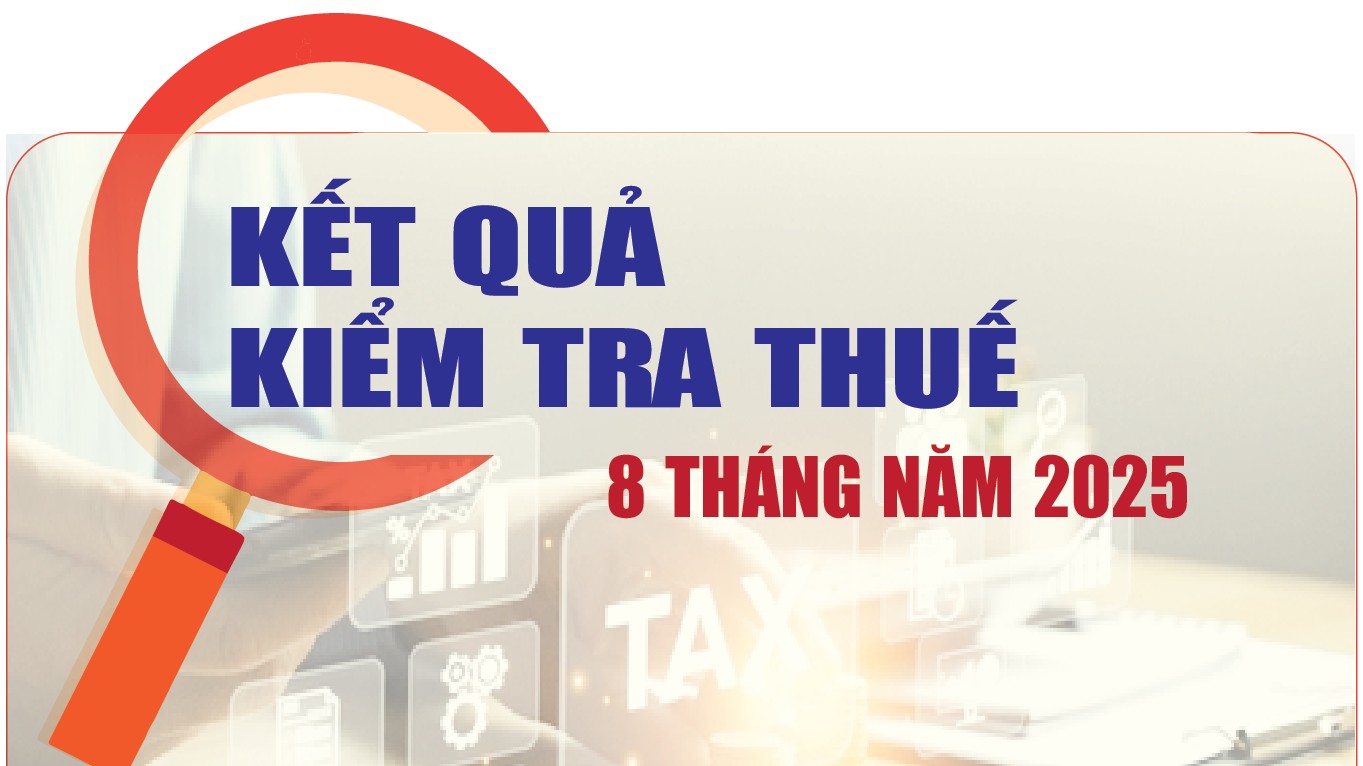 Infographics: Cơ quan Thuế thực hiện 32.812 cuộc kiểm tra trong 8 tháng năm 2025