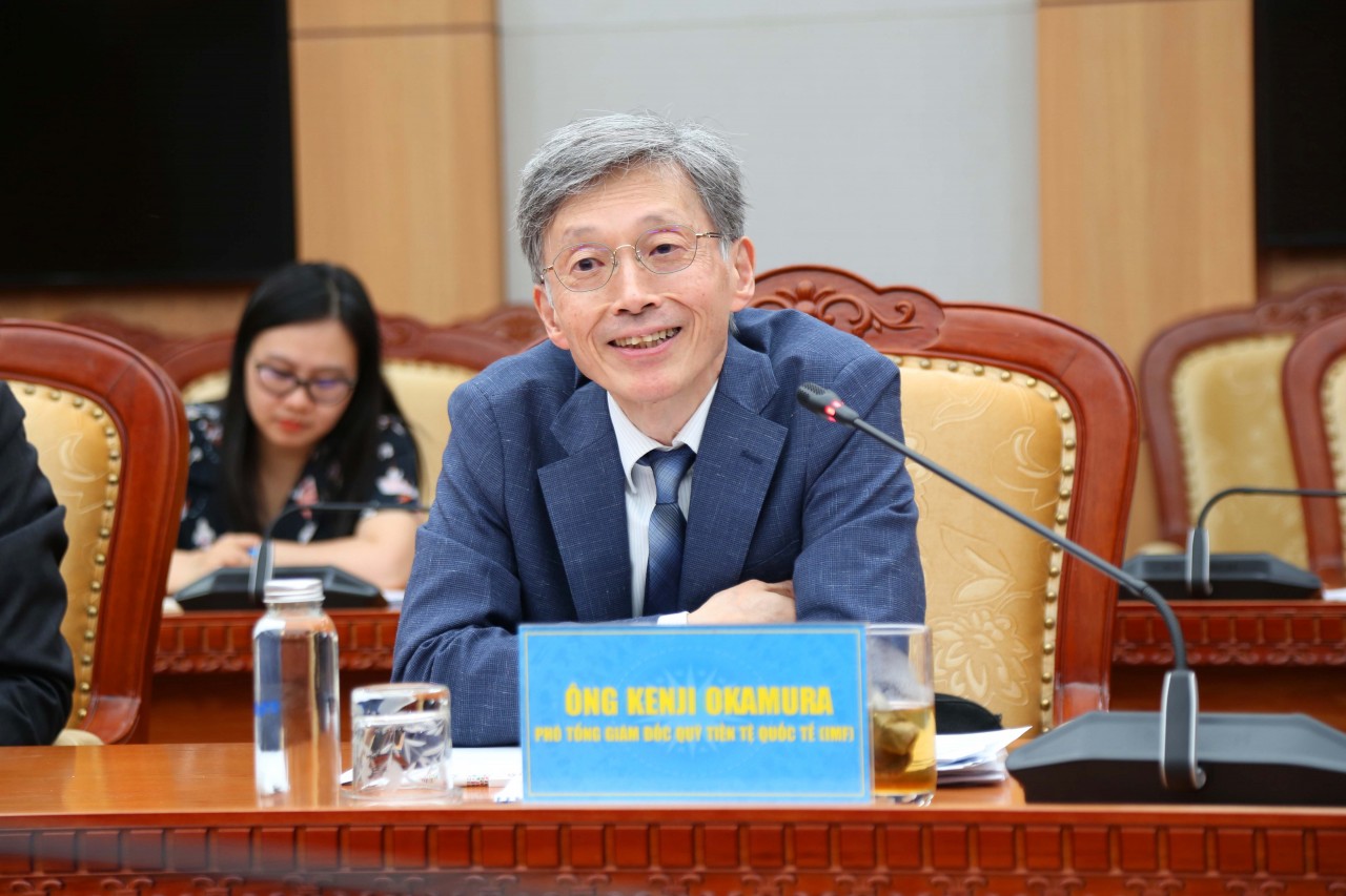 Thứ trưởng Trần Quốc Phương tiếp Phó Chủ tịch Quỹ Tiền tệ Quốc tế