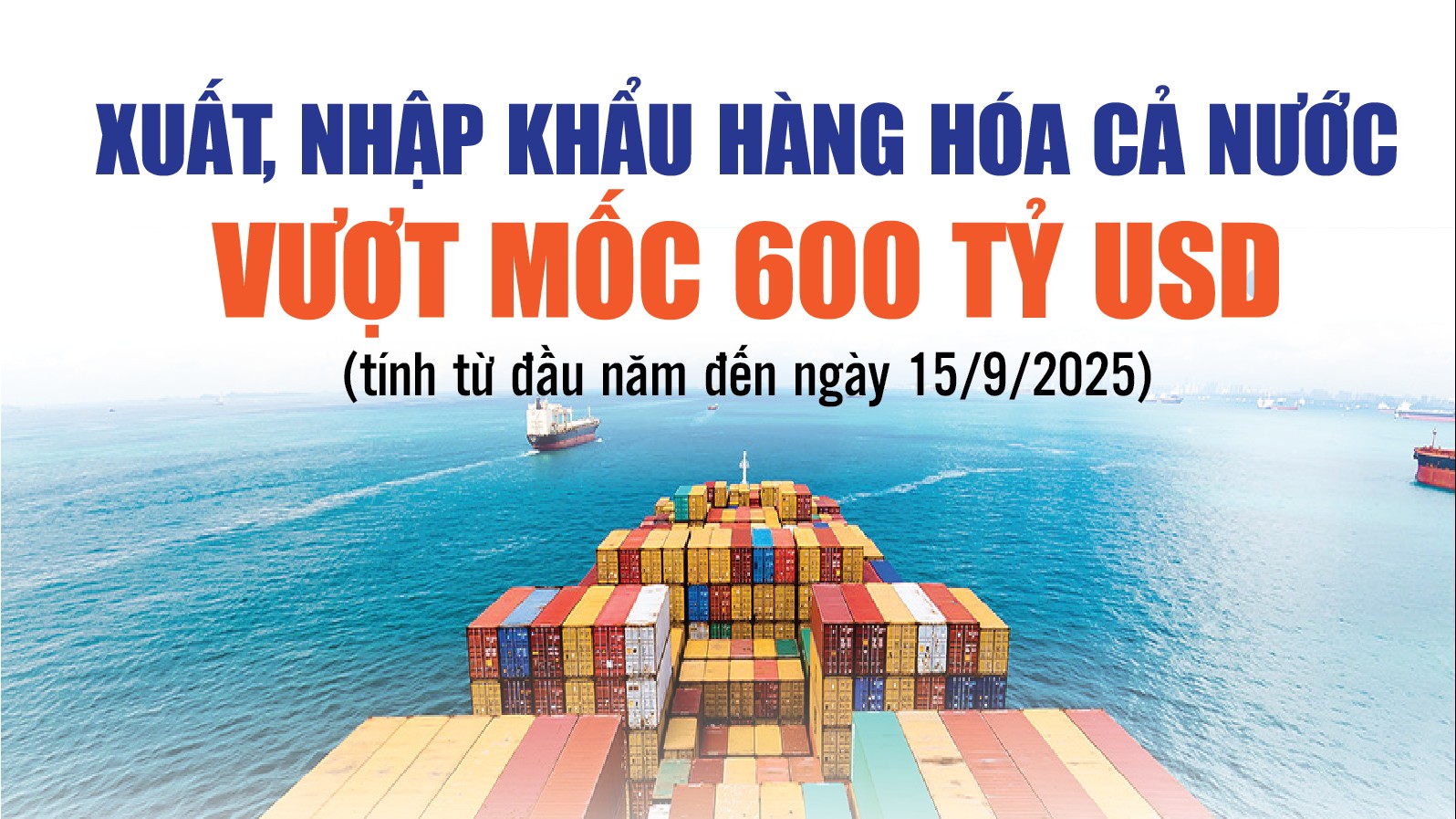 Infographics: Tổng kim ngạch xuất, nhập khẩu hàng hóa cả nước đạt hơn 637 tỷ USD