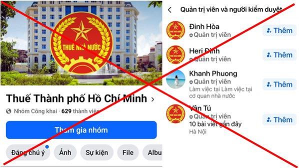 Thuế TP. Hồ Chí Minh cảnh báo về tình trạng giả mạo trên mạng xã hội