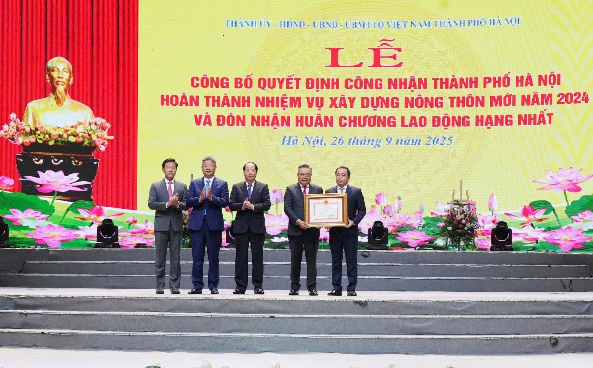 Hà Nội trở thành địa phương nằm trong top đầu cả nước hoàn thành nhiệm vụ xây dựng nông thôn mới
