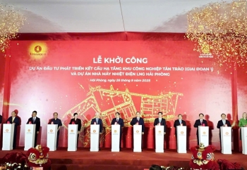 Thủ tướng Phạm Minh Chính dự lễ khởi công nhà máy Nhiệt điện LNG Hải Phòng và khu công nghiệp Tân Trào