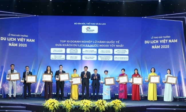 Vinh danh 113 doanh nghiệp, đơn vị tiêu biểu trong lĩnh vực du lịch