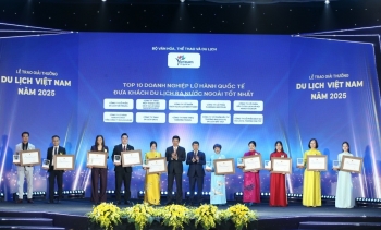 Vinh danh 113 doanh nghiệp, đơn vị tiêu biểu trong lĩnh vực du lịch