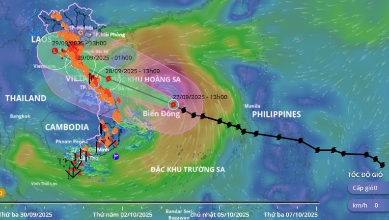 Hải quan khu vực X, XI chủ động bố trí nhân lực ứng phó với bão Bualoi