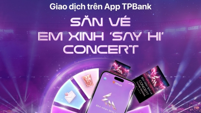 Săn vé Em Xinh “Say Hi” Concert Đêm 2 siêu dễ cùng TPBank