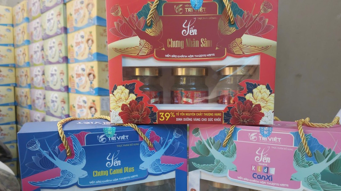 Xử phạt gần 1 tỷ đồng vi phạm đối với sản phẩm yến chưng của Trí Việt