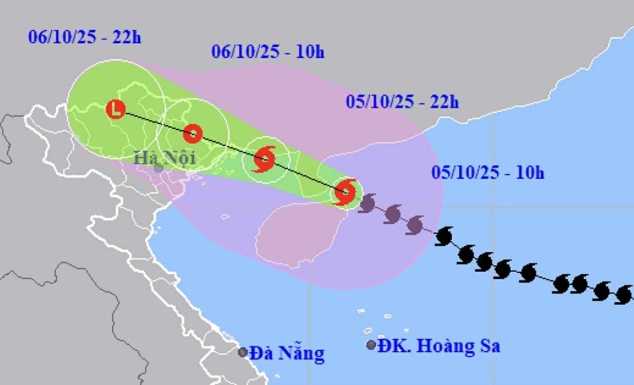 Cục Hải quan phát đi công điện chỉ đạo ứng phó với bão Matmo