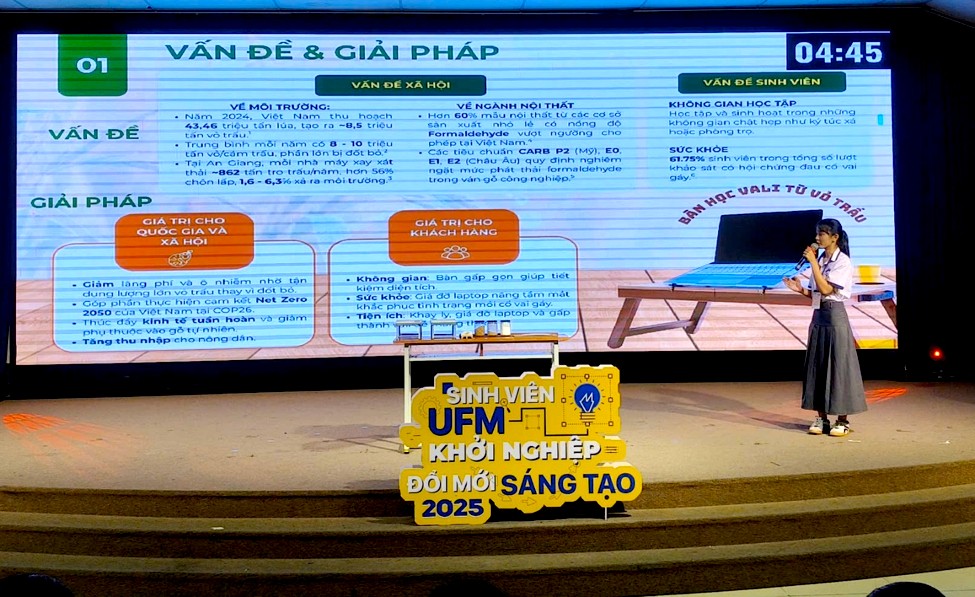 11 dự án xuất sắc nhất vào vòng Chung kết UFM Start up năm 2025