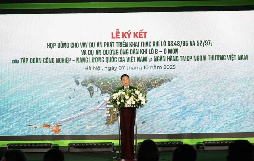 Petrovietnam và Vietcombank ký kết hợp đồng tín dụng hơn 1 tỷ USD cho Chuỗi dự án khí điện Lô B – Ô Môn