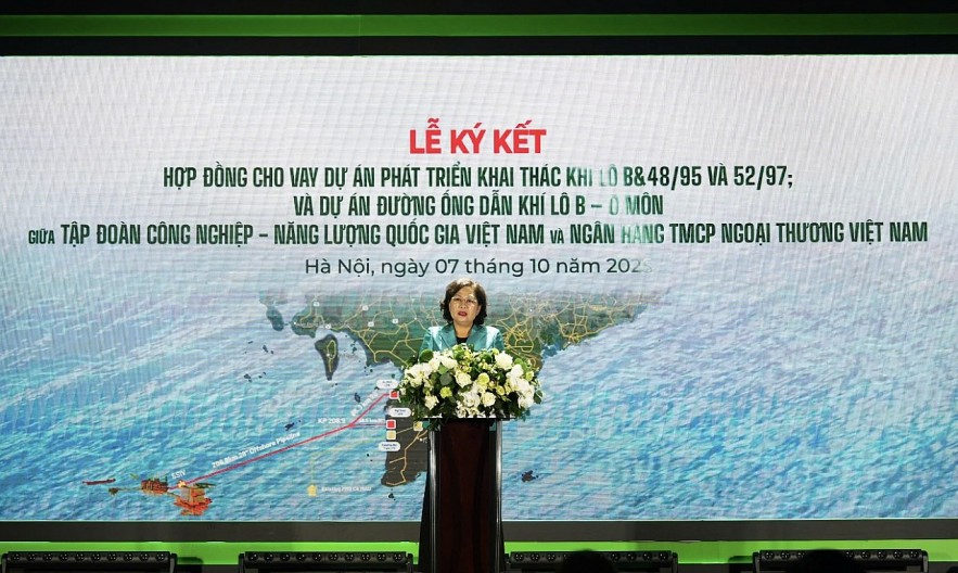 Petrovietnam và Vietcombank ký kết hợp đồng tín dụng hơn 1 tỷ USD cho Chuỗi dự án khí điện Lô B – Ô Môn