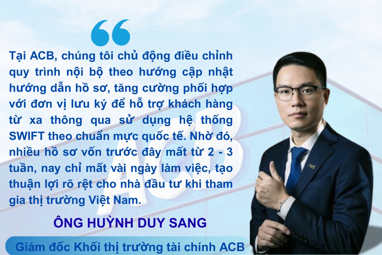 "Mở khóa" về tài khoản, khơi thông dòng vốn ngoại chất lượng và dài hạn