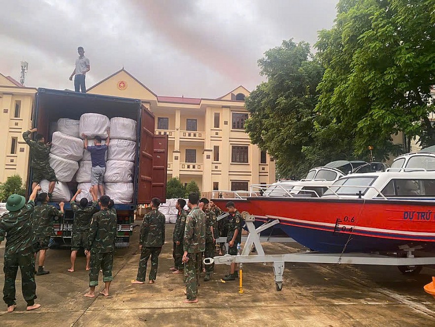 Ngành Dự trữ Nhà nước: Xuất cấp kịp thời hỗ trợ địa phương khắc phục hậu quả mưa lũ