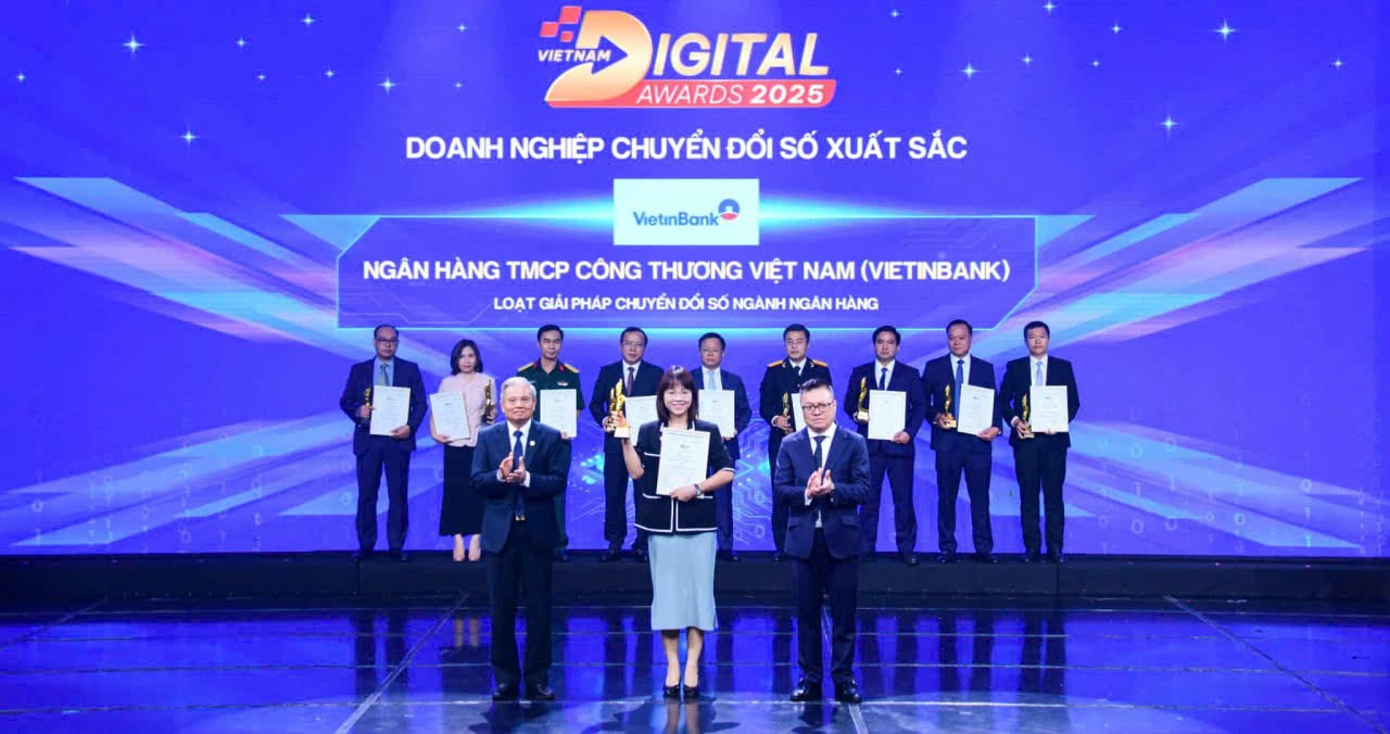VietinBank - Doanh nghiệp chuyển đổi số xuất sắc 2025
