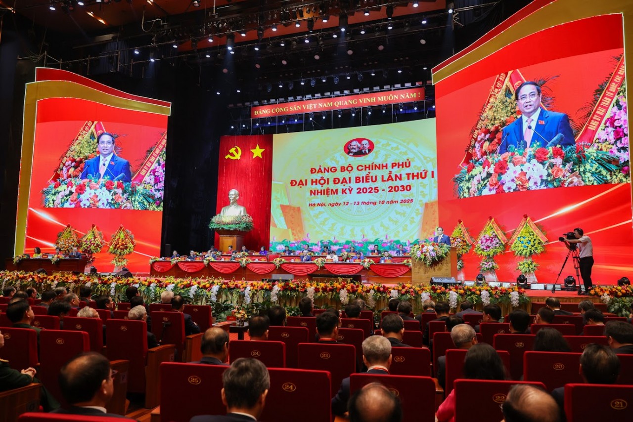 Đại hội Đại biểu Đảng bộ Chính phủ lần thứ I thành công rất tốt đẹp