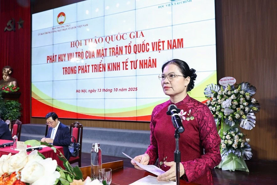 Phát huy vai trò của Mặt trận Tổ quốc Việt Nam trong thúc đẩy phát triển kinh tế tư nhân Phát huy vai trò của Mặt trận Tổ quốc Việt Nam trong thúc đẩy phát triển kinh tế tư nhân