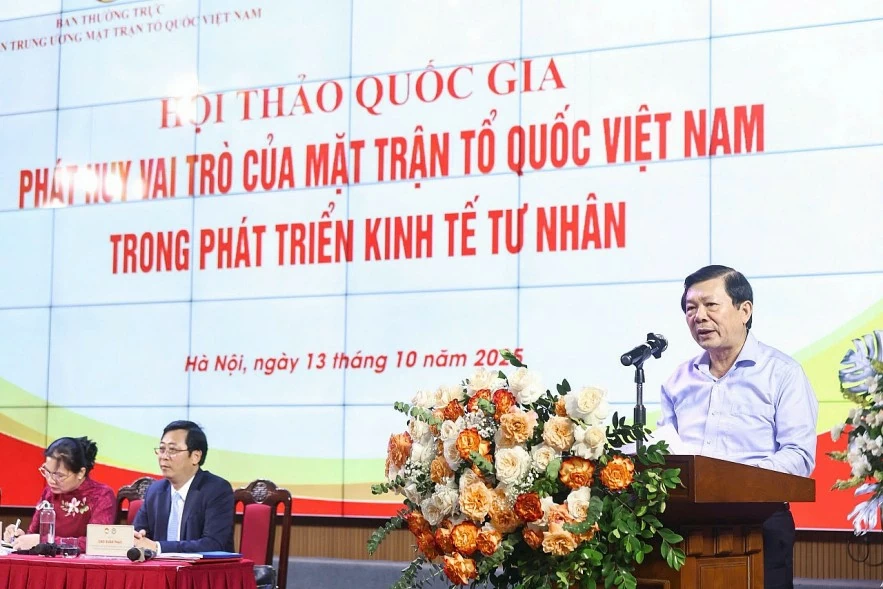 Phát huy vai trò của Mặt trận Tổ quốc Việt Nam trong thúc đẩy phát triển kinh tế tư nhân Phát huy vai trò của Mặt trận Tổ quốc Việt Nam trong thúc đẩy phát triển kinh tế tư nhân