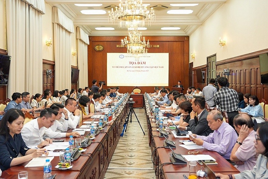 Sẽ thí điểm sàn giao dịch vàng 3 giai đoạn, chưa liên thông quốc tế