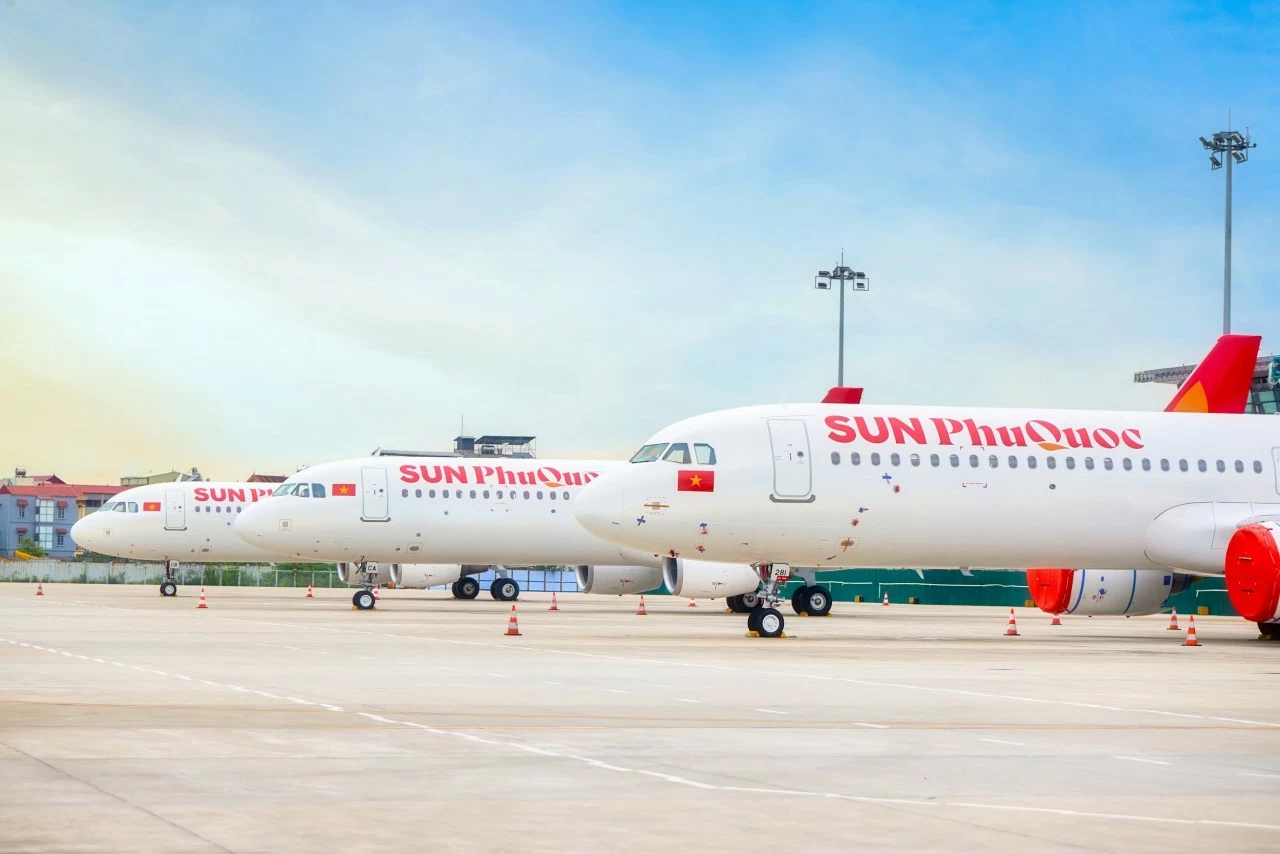 Tận hưởng ưu đãi đặc quyền khi đặt vé máy bay Sun PhuQuoc Airways trên NCB iziMobile