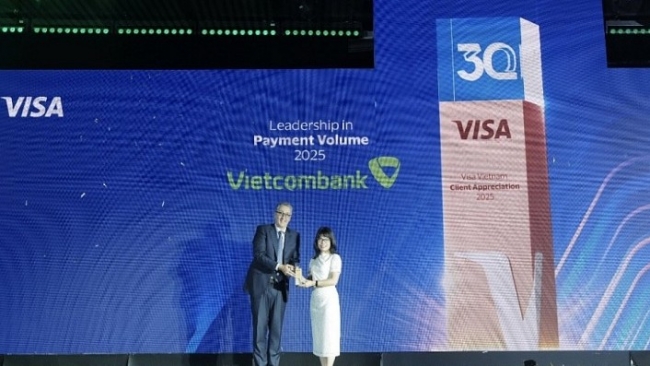 Vietcombank được Tổ chức thẻ quốc tế Visa vinh danh với 8 giải thưởng quan trọng năm 2025
