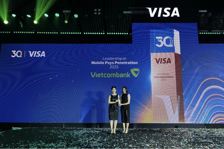 Vietcombank được Tổ chức thẻ quốc tế Visa vinh danh với 8 giải thưởng quan trọng năm 2025