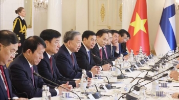 Tổng Bí thư Tô Lâm hội đàm với Tổng thống Phần Lan Alexander Stubb