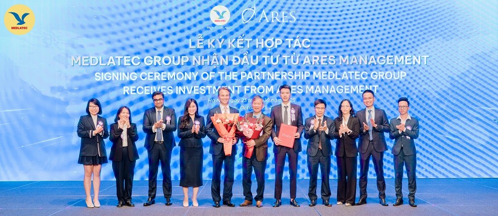 Medlatec Group nhận đầu tư từ Ares Management để phát triển y tế Việt Nam lên chuẩn quốc tế