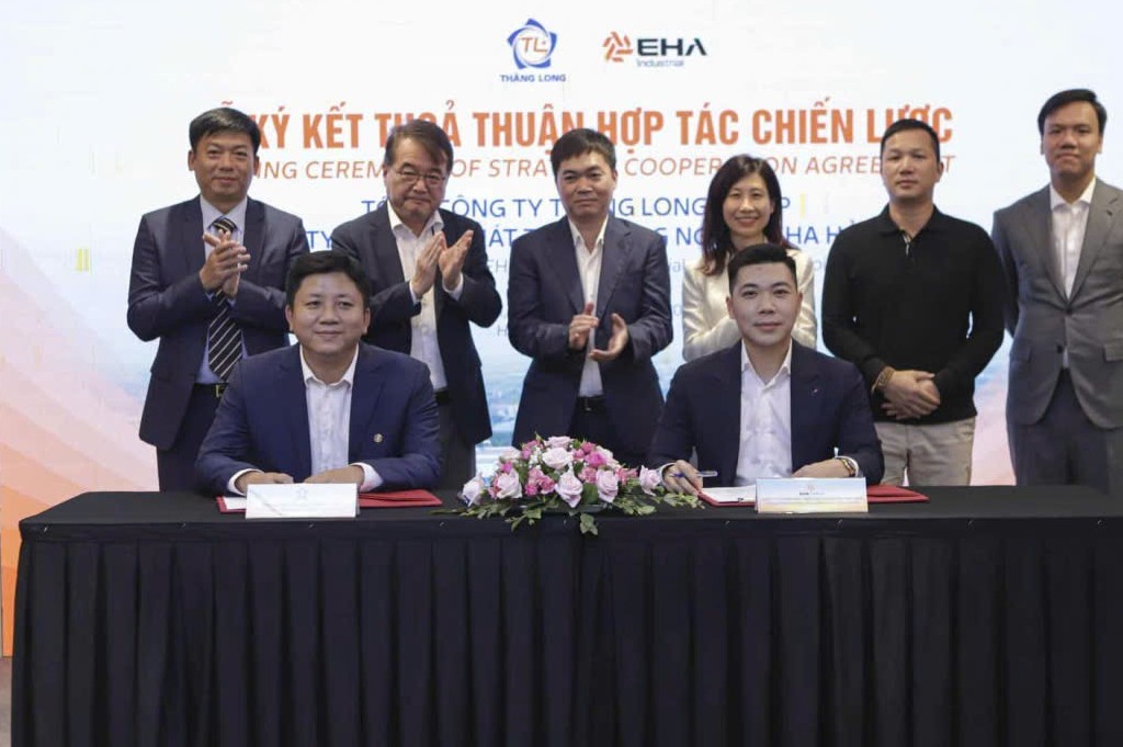 Thăng Long và EHA Industrial bắt tay phát triển hệ sinh thái công nghiệp hiện đại, xanh và bền vững