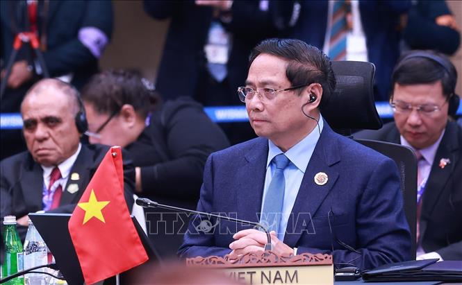Thủ tướng Phạm Minh Chính dự Hội nghị Cấp cao ASEAN-Liên hợp quốc lần thứ 15 Chú thích ảnh