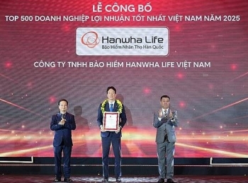 Hanwha Life được vinh danh trong “Top 500 Doanh nghiệp có lợi nhuận tốt nhất Việt Nam 2025”