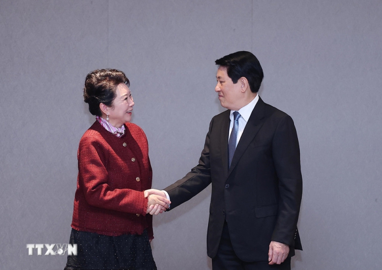 Tuần lễ cấp cao APEC 2025: Chủ tịch nước Lương Cường tiếp và làm việc với các Tập đoàn lớn- Ảnh 2. Tuần lễ cấp cao APEC 2025: Chủ tịch nước Lương Cường tiếp và làm việc với các Tập đoàn lớn- Ảnh 2.